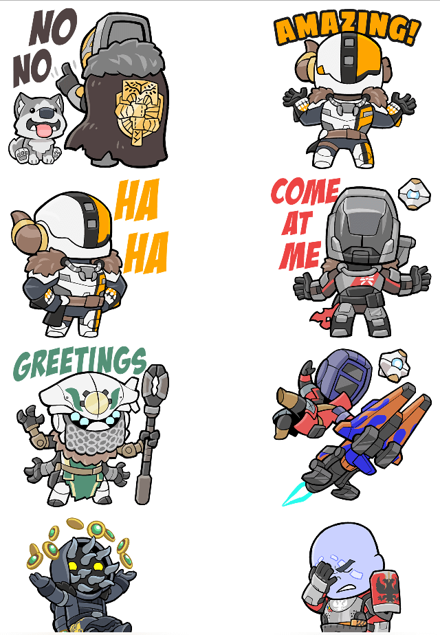 Destiny stickers have arrived!